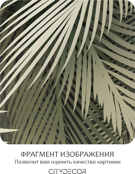 Изображение товара Фотообои листовые Citydecor Пальмовые листья 84 (400x260см)