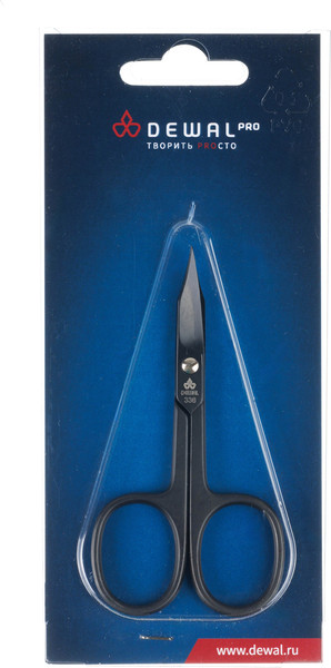 Изображение товара Ножницы для маникюра Dewal 336 (черный матовый)