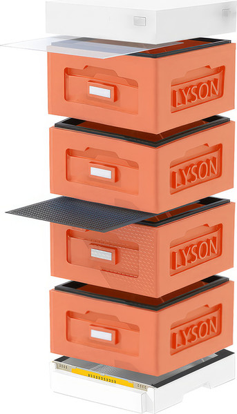 Изображение товара Улей Lyson Рута На 10 Рамок / WR4ORW (оранжевый/неокрашенный)