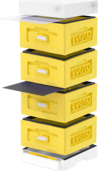 Изображение товара Улей Lyson Рута На 10 Рамок / WR4YW (желтый/неокрашенный)