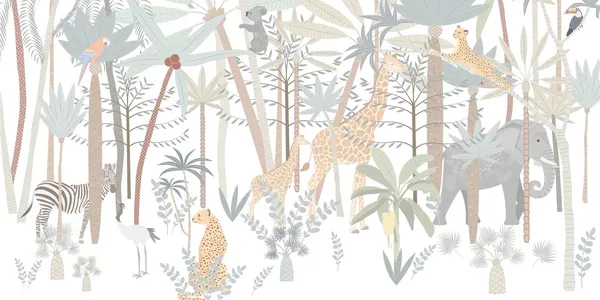 Изображение товара Фотообои листовые Citydecor Джунгли зовут 28 (300x150см)