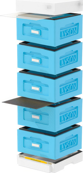 Изображение товара Улей Lyson Рута На 10 Рамок / WR5BW (синий/неокрашенный)