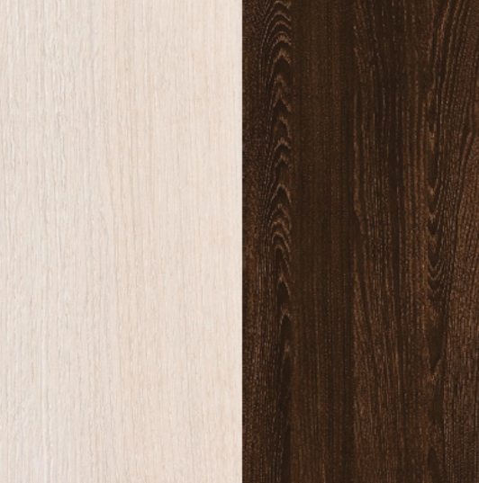 Изображение товара Двуспальная кровать Proson Milton с ПМ 180x190 (дуб шамони светлый 124/дуб кантербери)