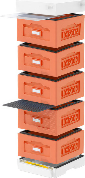 Изображение товара Улей Lyson Рута На 10 Рамок / WR5ORW (оранжевый/неокрашенный)