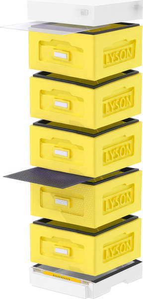 Изображение товара Улей Lyson Рута На 10 Рамок / WR5YW (желтый/неокрашенный)