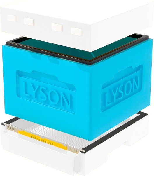 Изображение товара Улей Lyson Дадан На 12 Рамок / WT09BW (синий/неокрашенный)