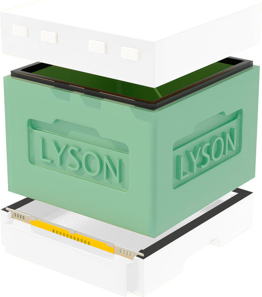 Изображение товара Улей Lyson Дадан На 12 Рамок / WT09GW (зеленый/неокрашенный)