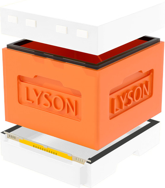 Изображение товара Улей Lyson Дадан На 12 Рамок / WT09ORW (оранжевый/неокрашенный)