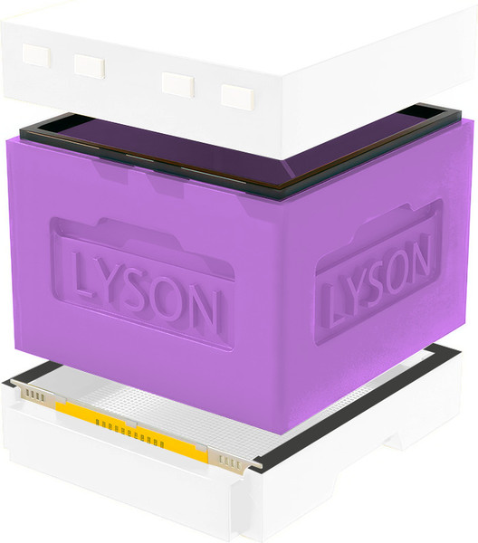 Изображение товара Улей Lyson Дадан На 12 Рамок / WT09PUW (фиолетовый/неокрашенный)