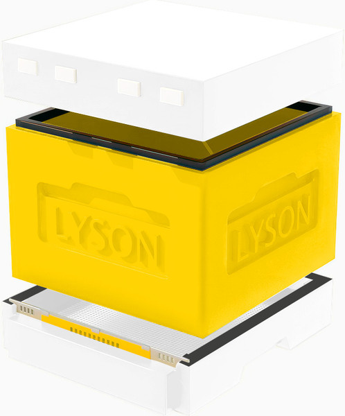 Изображение товара Улей Lyson Дадан На 12 Рамок / WT60YW (желтый/неокрашенный)