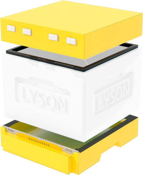 Изображение товара Улей Lyson Дадан На 12 Рамок / WT60WY (неокрашенный/желтый)