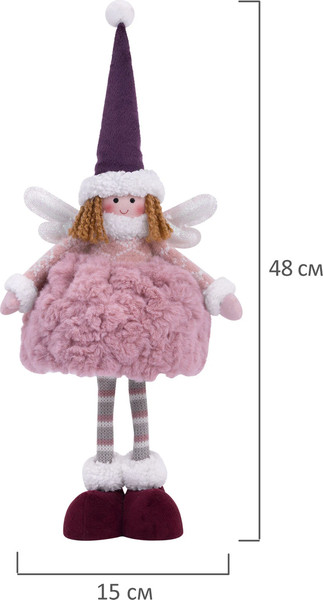 Изображение товара Фигура под елку Золотая сказка В виде феи / 592523 (48см)