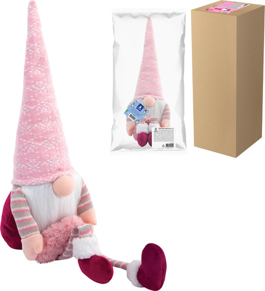 Изображение товара Фигура под елку Золотая сказка В виде гнома / 592524 (70см)