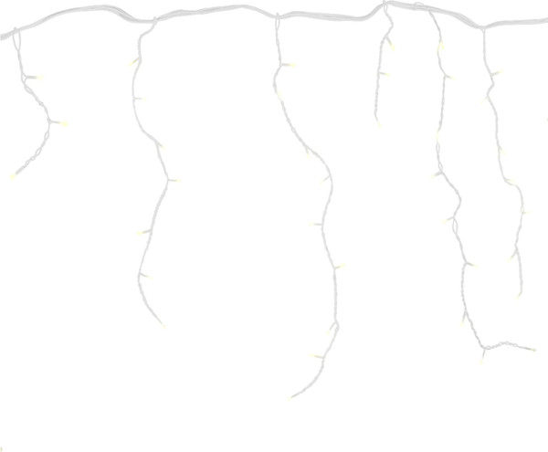 Изображение товара Светодиодная бахрома Золотая сказка 592551 (25х0.7м, теплый белый)