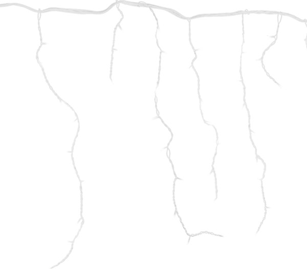 Изображение товара Светодиодная бахрома Золотая сказка 592552 (25x0.7м, холодный белый)