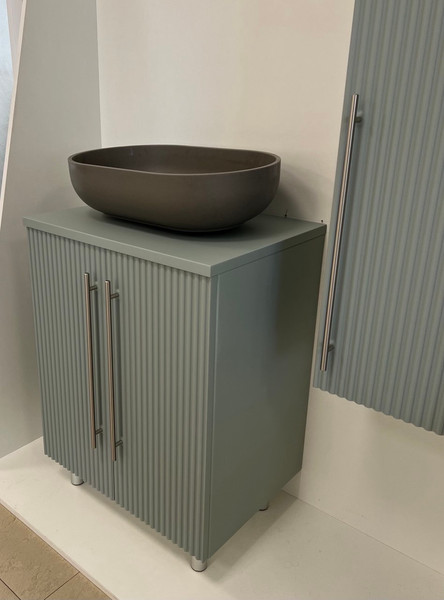 Изображение товара Тумба под умывальник Garda Glory 78_600 / 25.78.600.PVC (аквамарин)