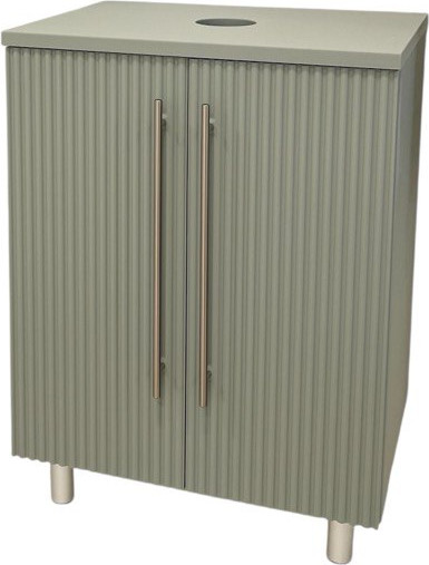 Изображение товара Тумба под умывальник Garda Glory 78_600 / 25.78.600.PVC (аквамарин)