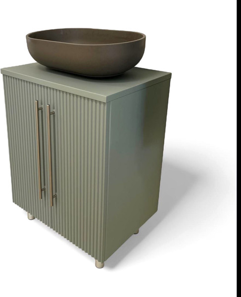 Изображение товара Тумба под умывальник Garda Glory 78_600 / 25.78.600.PVC (аквамарин)