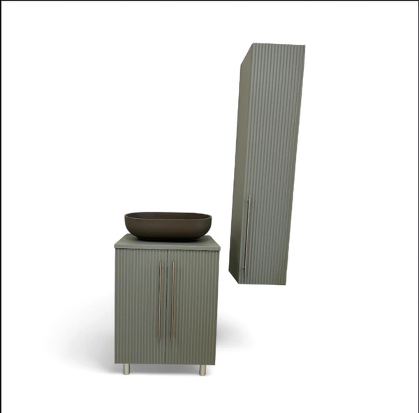 Изображение товара Тумба под умывальник Garda Glory 78_600 / 25.78.600.PVC (аквамарин)