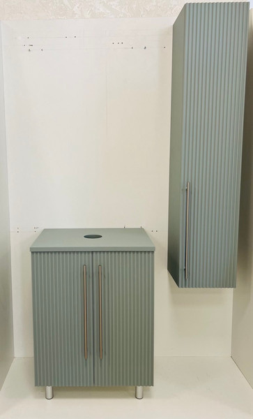 Изображение товара Тумба под умывальник Garda Glory 78_600 / 25.78.600.PVC (аквамарин)