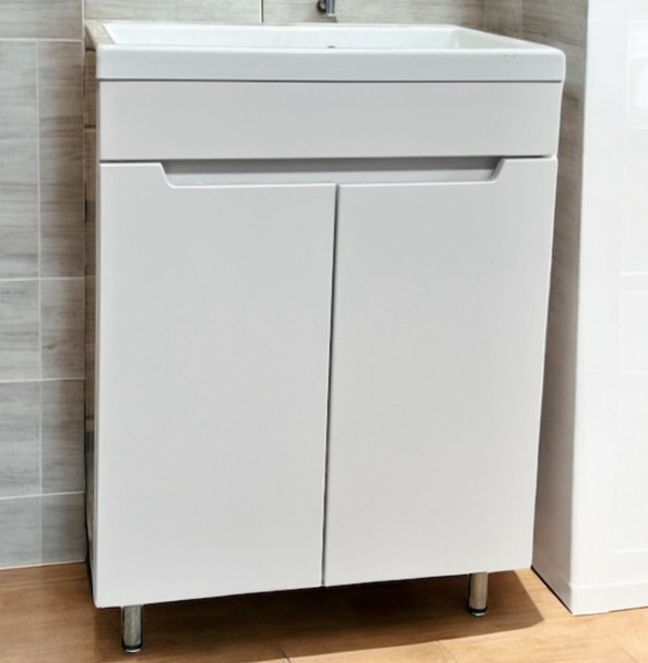 Изображение товара Тумба под умывальник Garda Marsel 92_600 / 13.92.600.PVC (белый глянец)