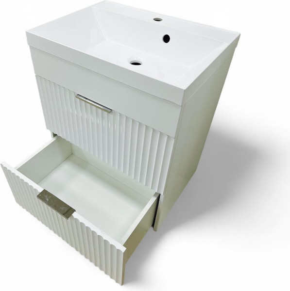 Изображение товара Тумба под умывальник Garda Onda 94_600 / 09.94.600.PVC (белый глянец)