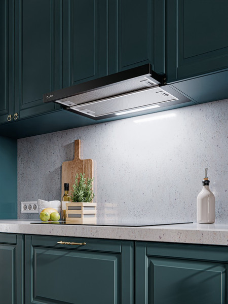 Изображение товара Вытяжка телескопическая Lex Hermes 600 / CHAT000100 (черный)