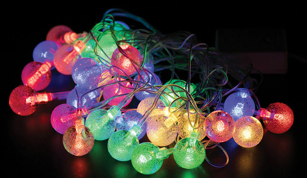 Изображение товара Светодиодная гирлянда Золотая сказка Нить Bubble Ball / 591363 (3м, мультицветный)