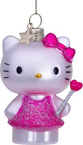 Изображение товара Елочная игрушка Vondels Hello Kitty с волшебной палочкой / 1211234090043