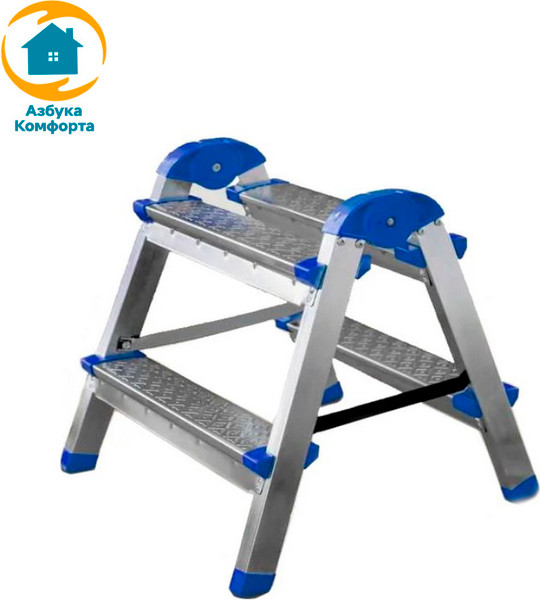 Изображение товара Лестница-стремянка Азбука Комфорта B2 TwoSide Pro / LDTH-02.02