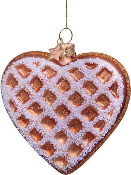 Изображение товара Елочная игрушка Vondels Вафельное сердечко / 3240604080054