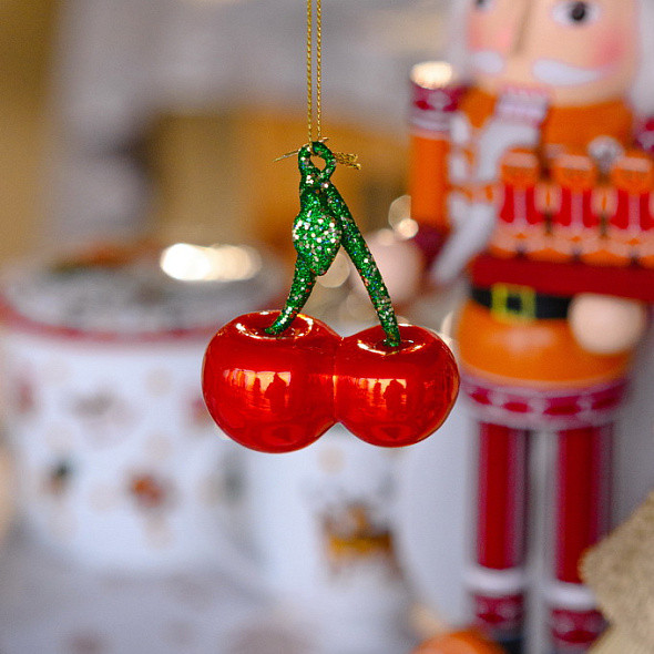 Изображение товара Елочная игрушка Vondels Вишня / 1202510080018