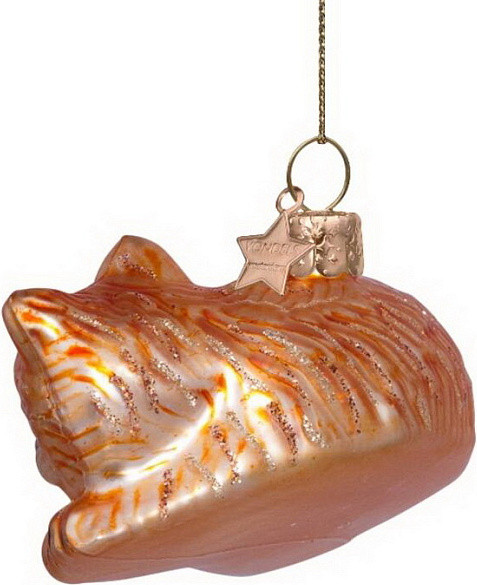 Изображение товара Елочная игрушка Vondels Котик спящий / 3237000035016