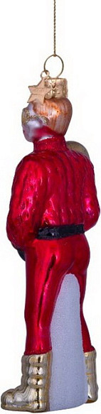 Изображение товара Елочная игрушка Vondels Лыжник / 3232250125043 (красный)