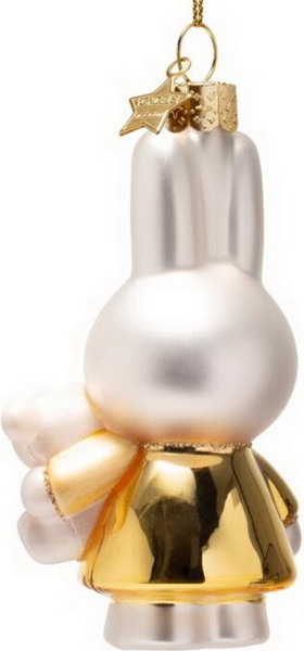 Изображение товара Елочная игрушка Vondels Миффи в золотом платье с игрушкой / 4250101111310