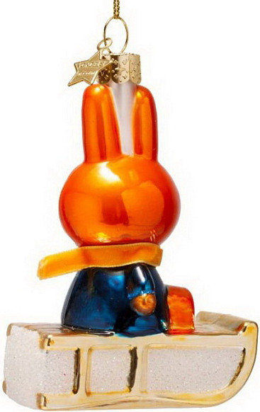 Изображение товара Елочная игрушка Vondels Миффи на санях / 4250999110372