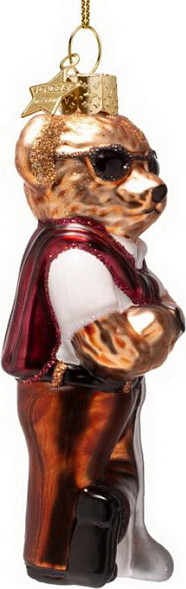 Изображение товара Елочная игрушка Vondels Мишка гольфист / 4250999110037