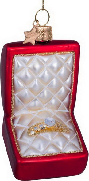 Изображение товара Елочная игрушка Vondels Помолвочное кольцо / 2227000090031