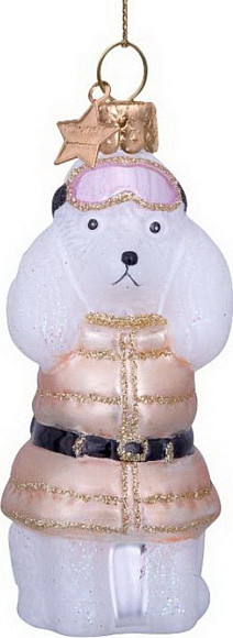 Изображение товара Елочная игрушка Vondels Пудель в золотом / 1232250090015