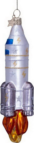 Изображение товара Елочная игрушка Vondels Ракета / 2201000145014
