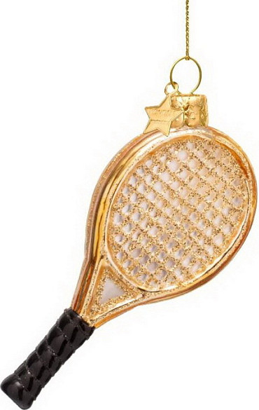 Изображение товара Елочная игрушка Vondels Ракетка / 1250101100058 (золотой)