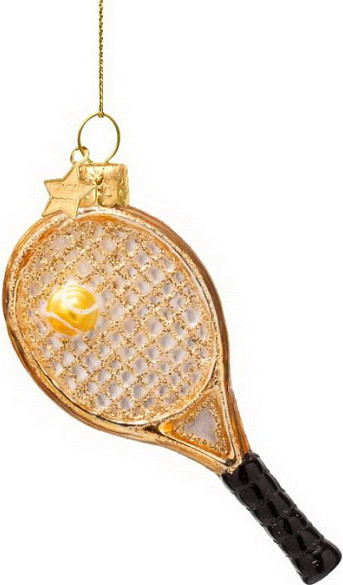 Изображение товара Елочная игрушка Vondels Ракетка / 1250101100058 (золотой)