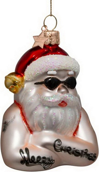 Изображение товара Елочная игрушка Vondels Санта с татуировками / 4222130095015