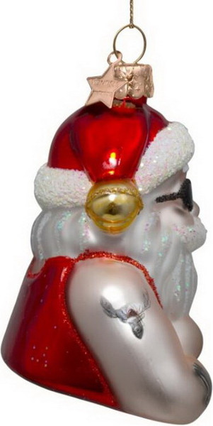 Изображение товара Елочная игрушка Vondels Санта с татуировками / 4222130095015