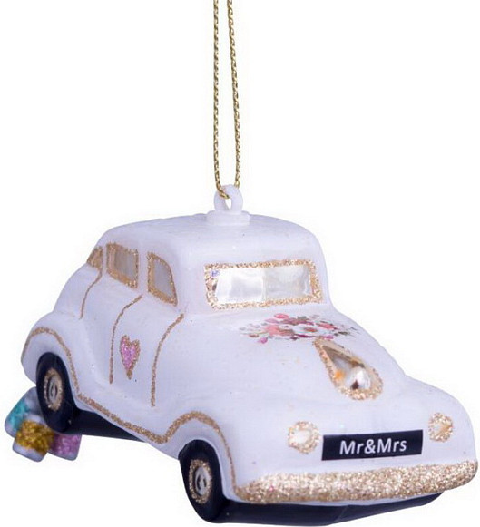 Изображение товара Елочная игрушка Vondels Свадебный автомобиль / 1240225045014