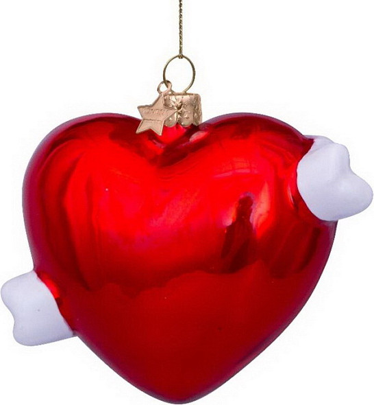 Изображение товара Елочная игрушка Vondels Сердце Forever / 3201322008027