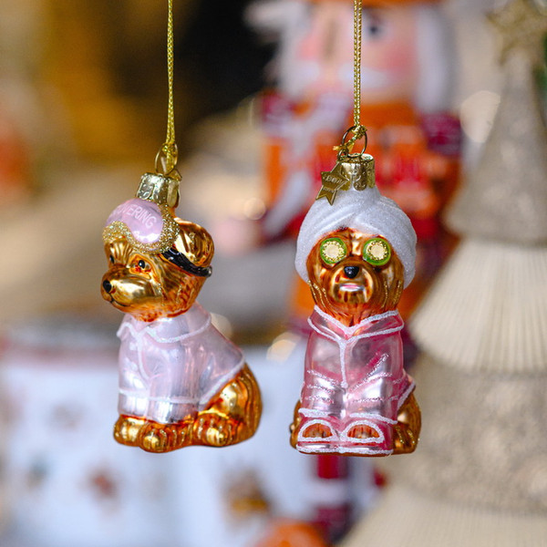 Изображение товара Елочная игрушка Vondels Собачка в пижаме / 2232250085010