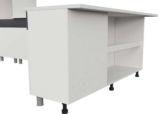 Изображение товара Кухонный гарнитур Mio Tesoro К София 3x1.8 (белый/бланж/графит матовый/черный/антарес)