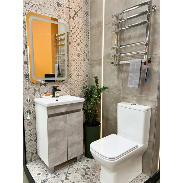 Изображение товара Тумба под умывальник ViMark Классик 60 / 6101 (бетон)
