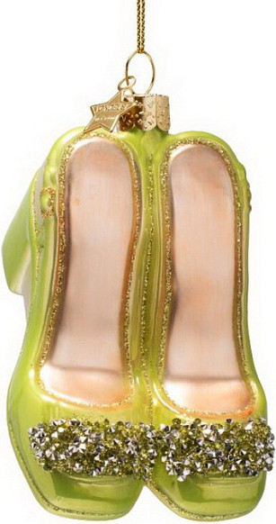 Изображение товара Елочная игрушка Vondels Туфли / 1250535100013 (зеленый)